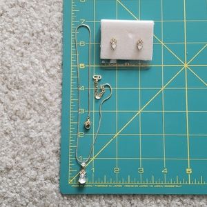 Christian Dior Necklace and Earrings with Box